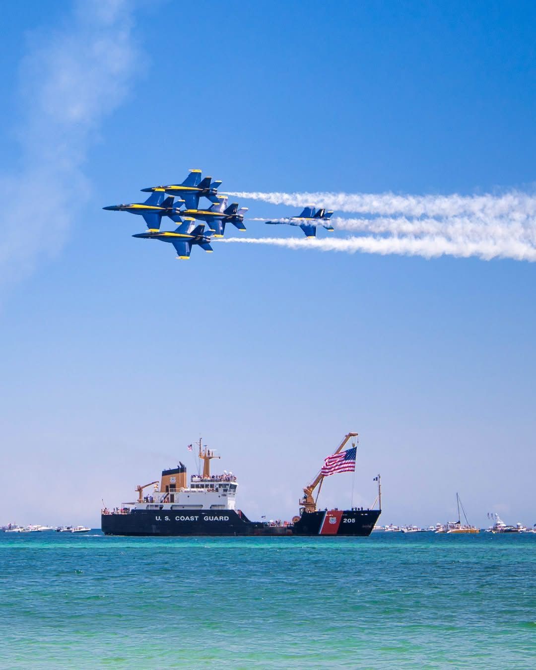 blue angles in Pensacola Beach, FL - Coastal Family Roofing