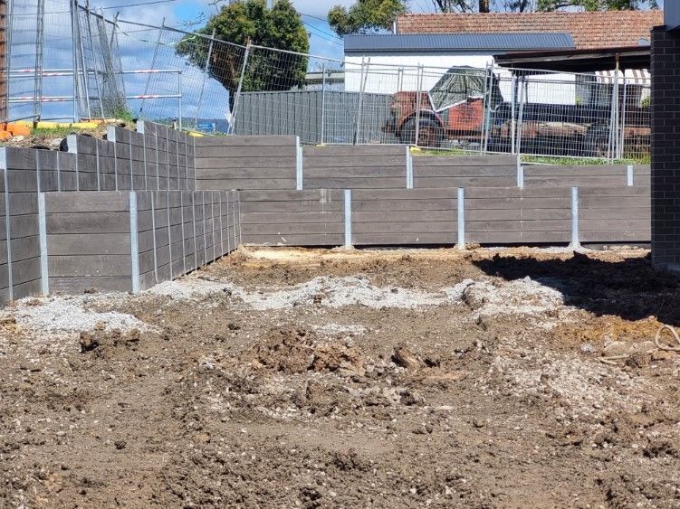 Construction Site With a Excavations — Creating Eden Landscaping In Speers Point, NSW