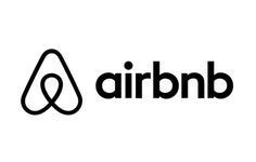 Airbnb logo: a stylized symbol and the word 