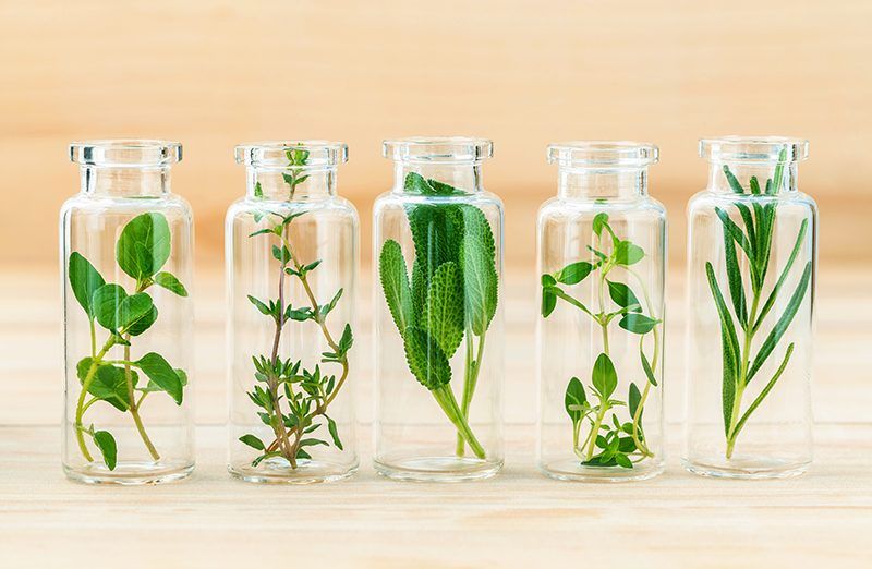 Gezichtsbehandeling met S.P.A. aromatherapie