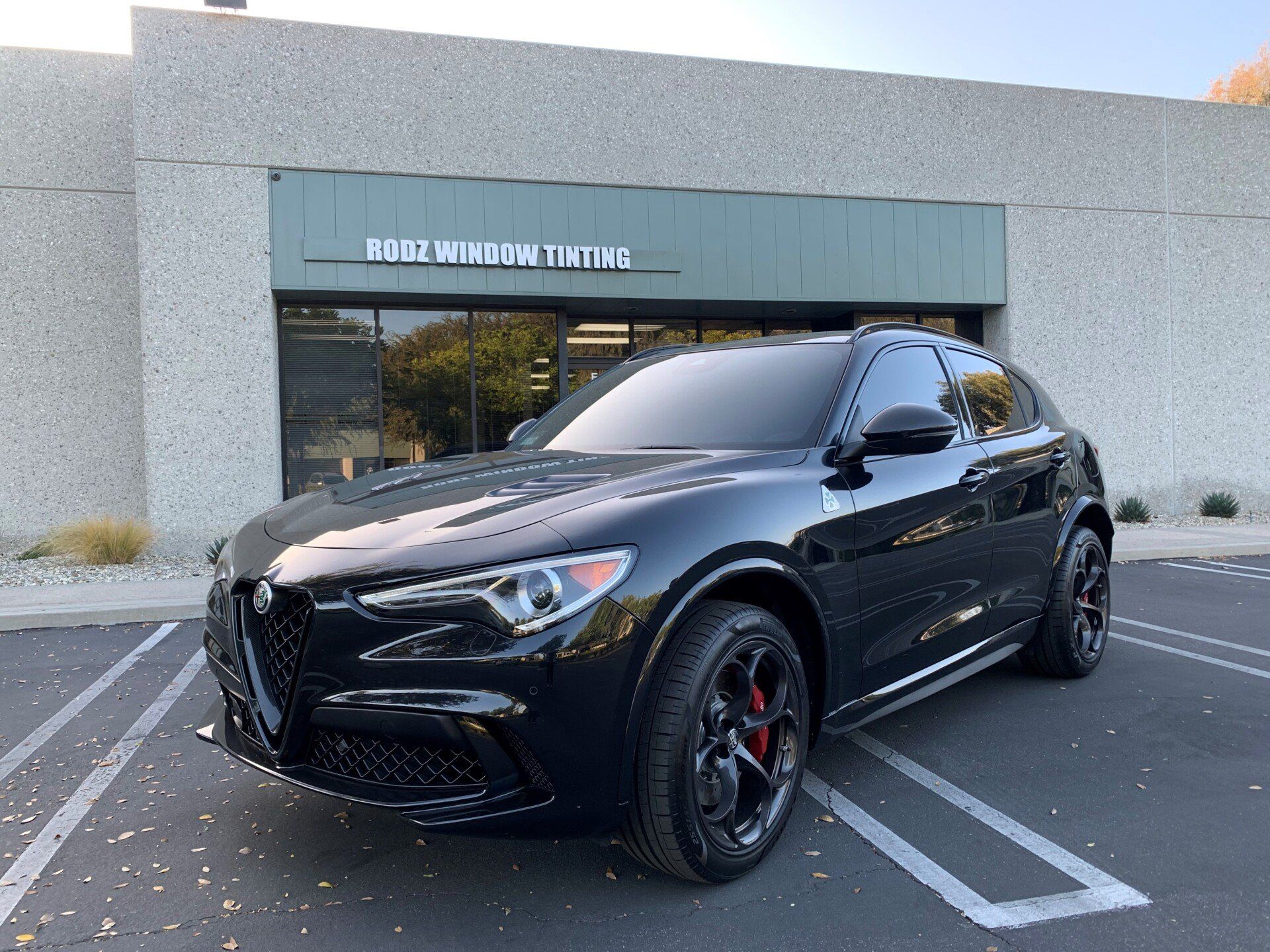 Black Alfa Romeo | Fountain Valley, CA | Rodz Tint Shop