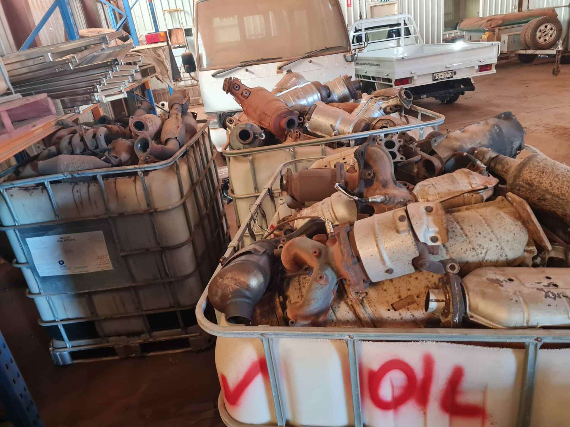Pile Of Catalytic Converter | Karratha, WA | AMC Metal Recyclers
