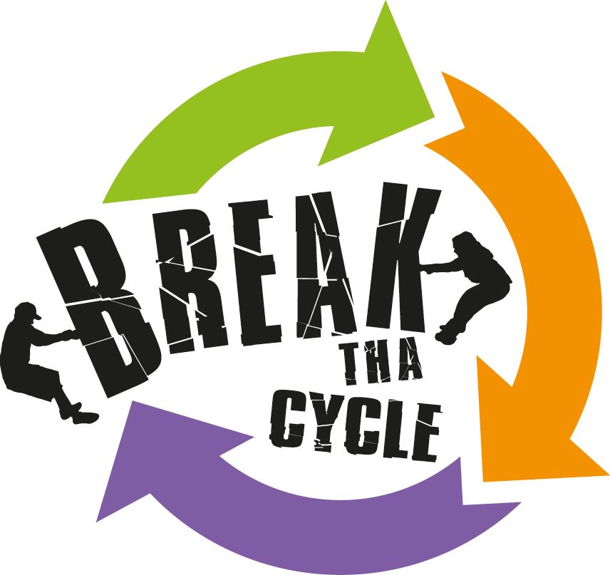 A logo for a company called break the cycle