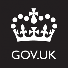 White crown logo with 