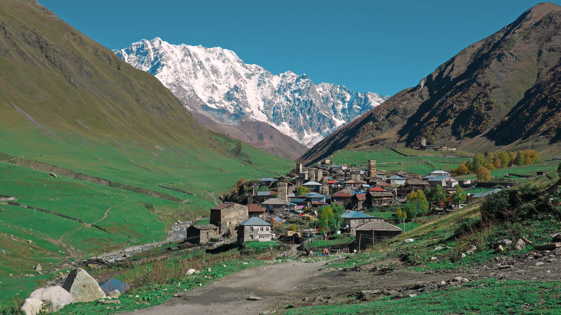 Batumi to Svaneti - a scenic view of Ushguli vilage in Svaneti