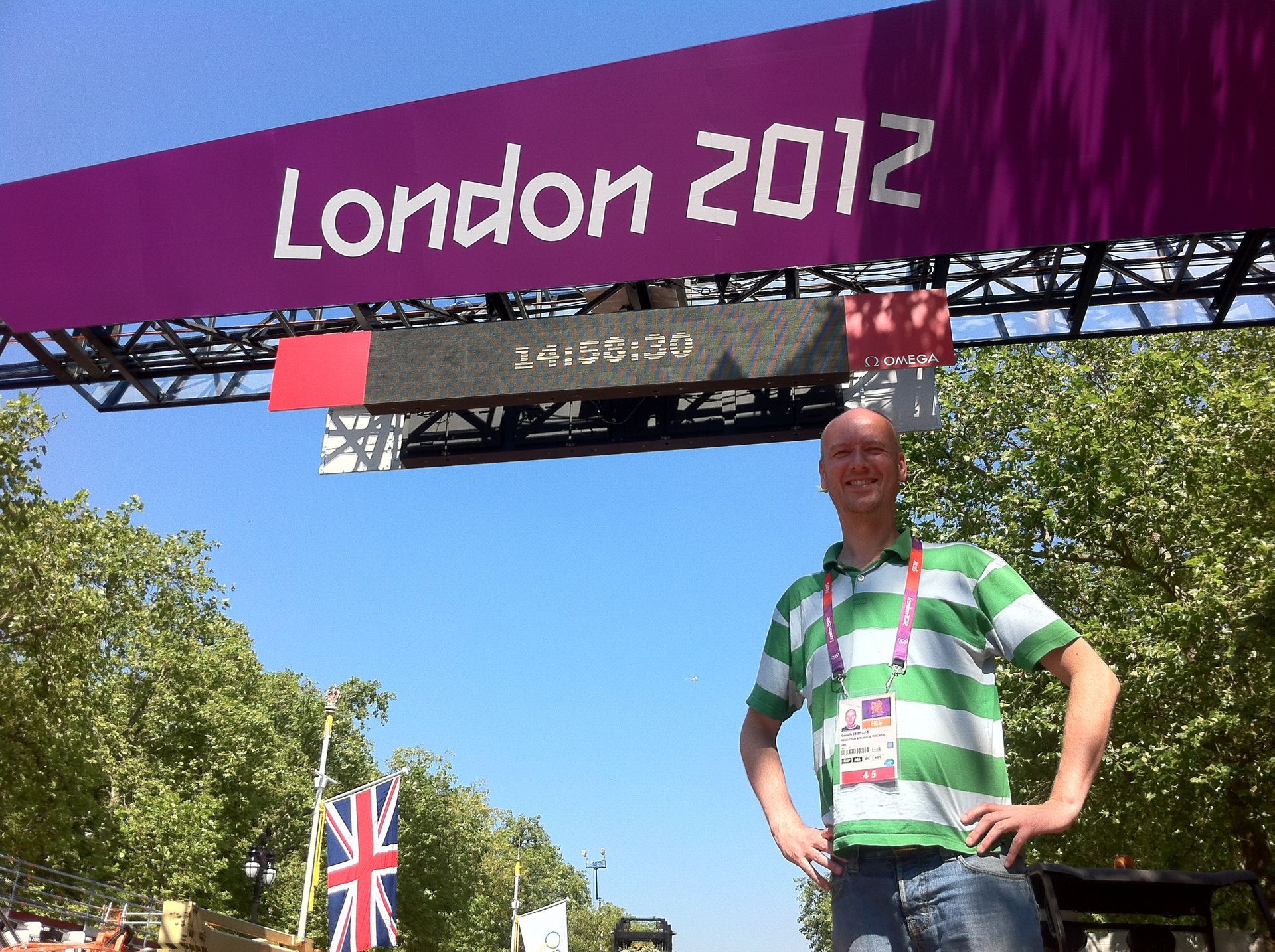 Corné op de Olympische Spelen van London  in 2012
