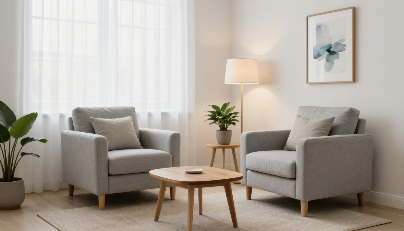 Serene therapy environment