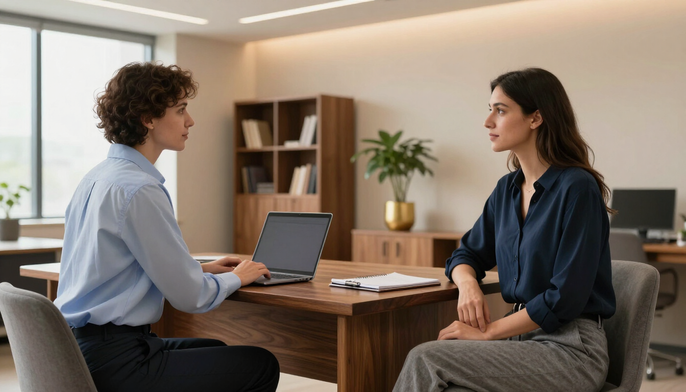 Professional hypnotherapy consultation