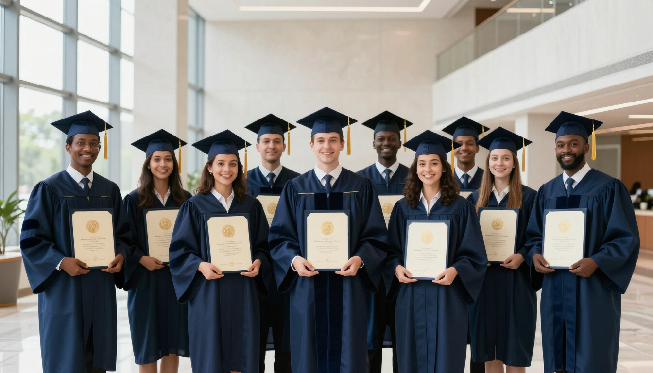 Hypnotherapy graduation ceremony