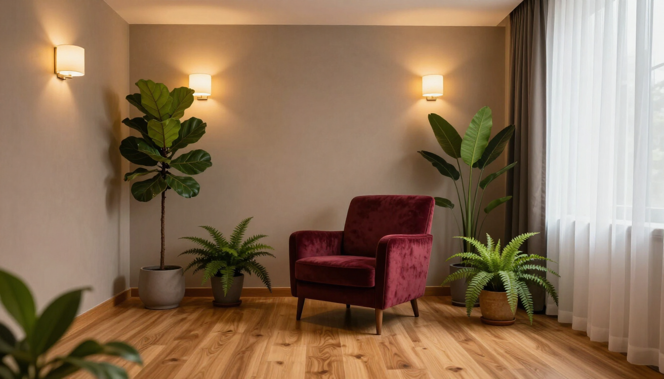A peaceful and safe therapeutic environment