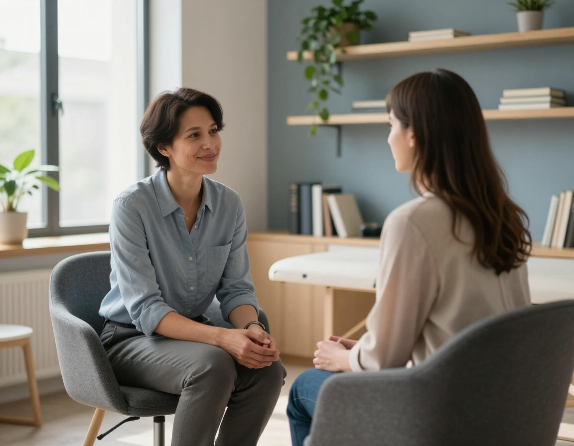 Guided hypnotherapy conversation for personal growth