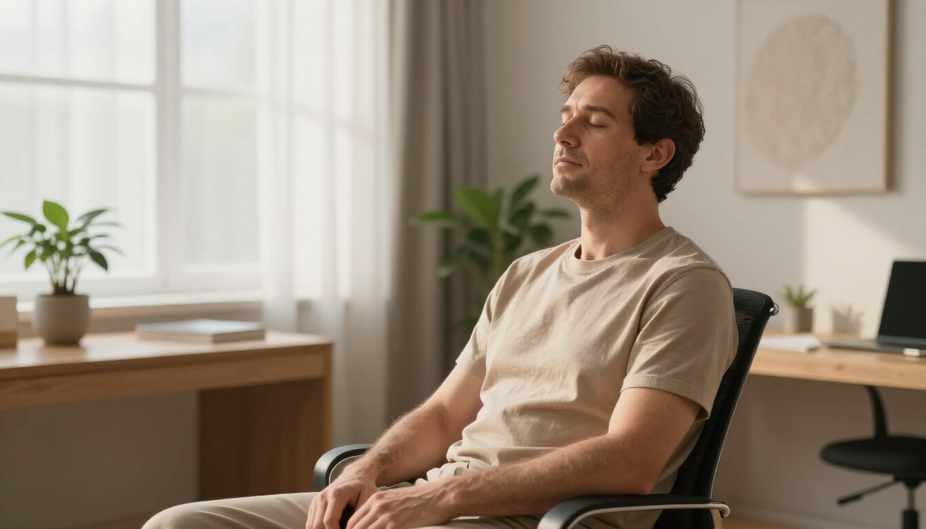 Calm hypnotherapy session supporting anger management