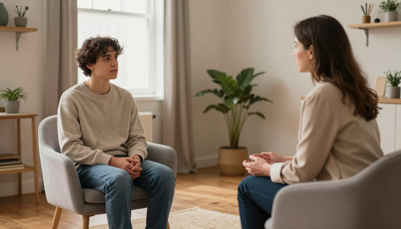 Calm hypnotherapy session for autism-related anxiety
