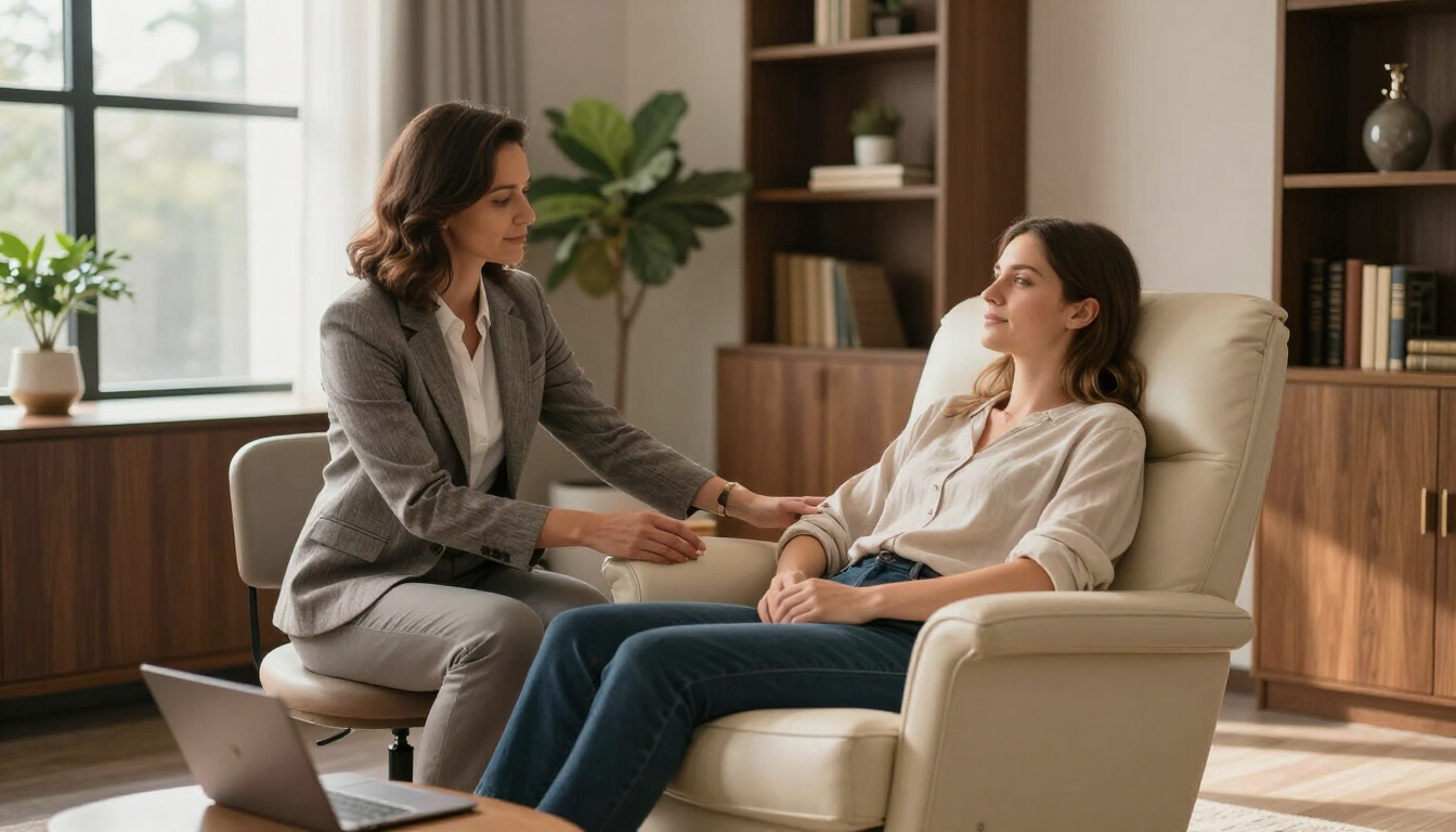 Hypnotherapy session for changing habits