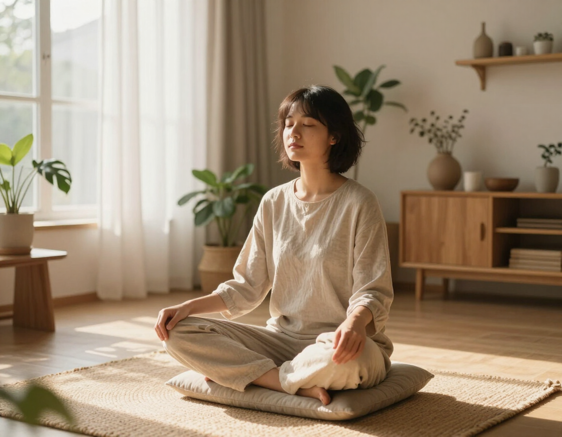 Mindfulness and habit change concept