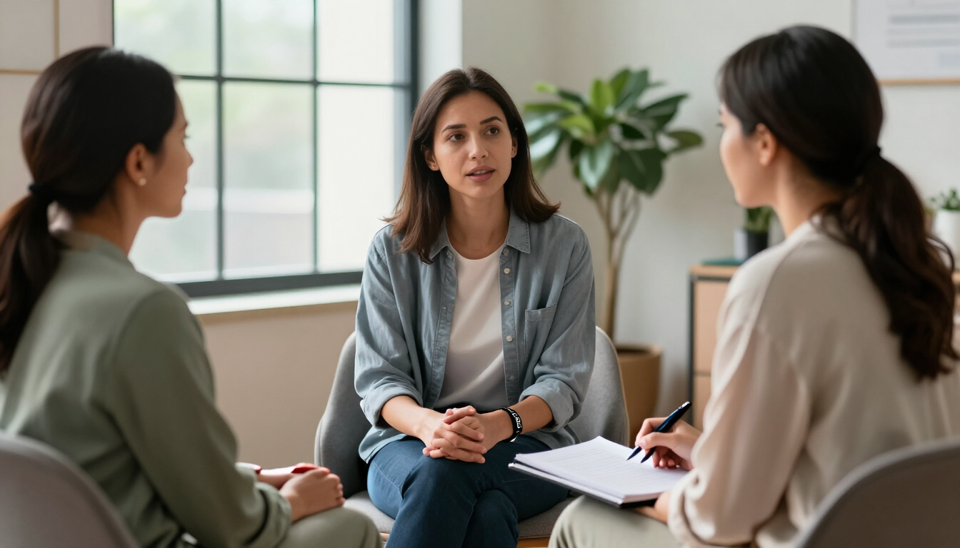 Professional consultation about hypnosis and therapeutic goals