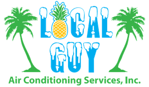 The logo for local guy air conditioning services , inc.