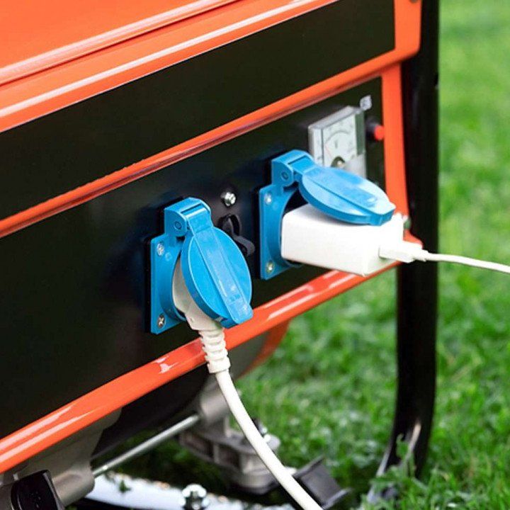 House natural gas backup generator.
