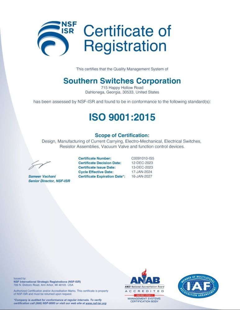 Certificate of Registration