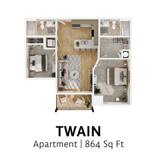 Twain floor plan