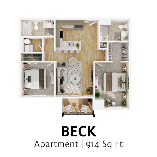 Beck floor plan
