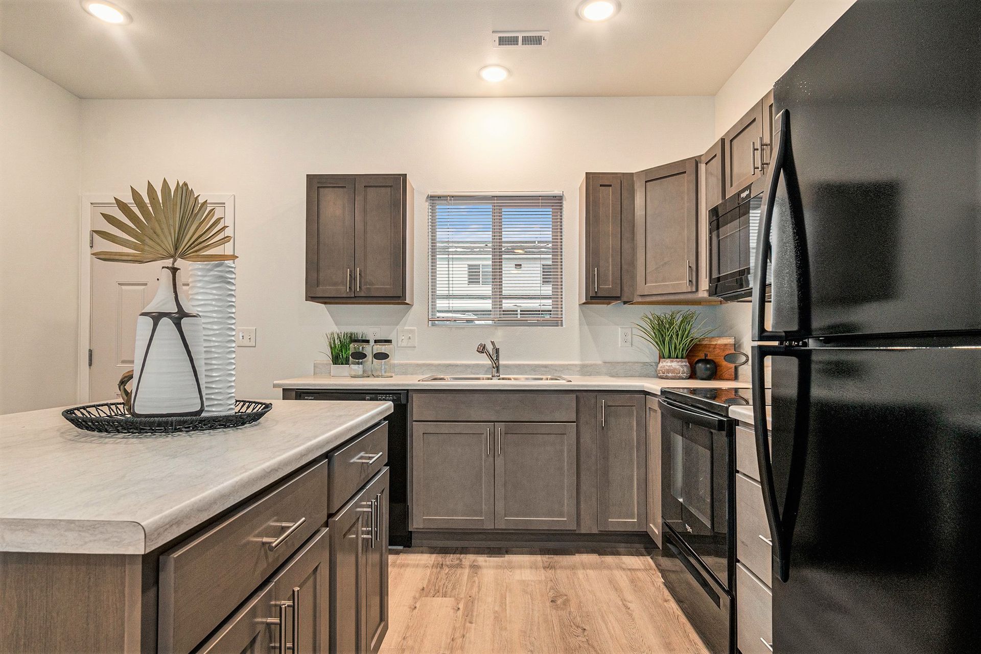 Townhome kitchen