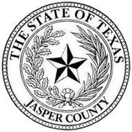 The seal of the state of Texas Jasper county