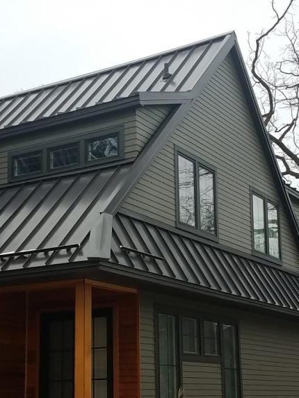 Metal Roofing Photo of metal roofing for The Roofing Outlet, Hillside, NJ.