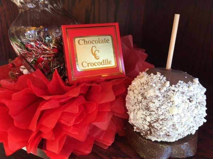 chocolate covered apple