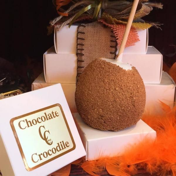 cocoa covered apple