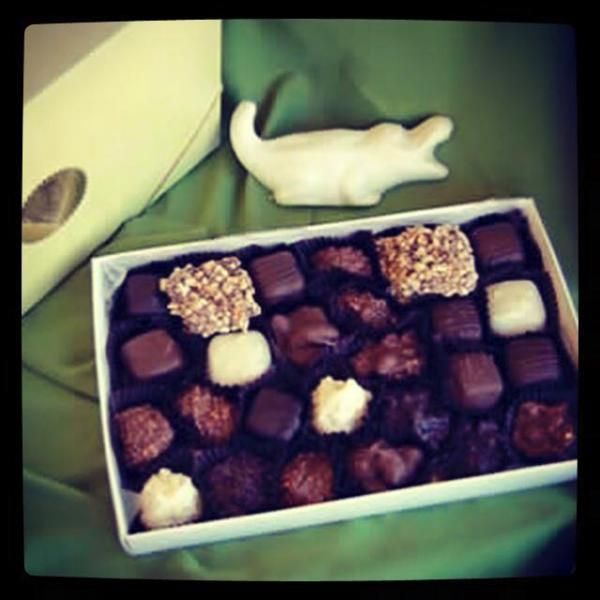 box of assorted chocolates
