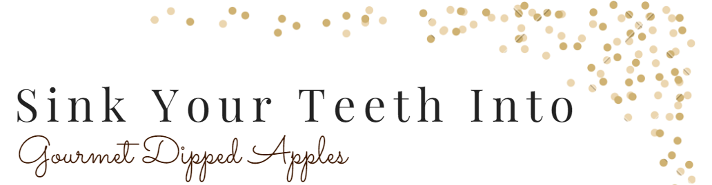 sin your teeth into gourmet dipped apples