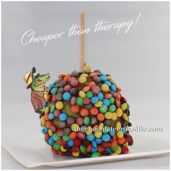 m&m coated apple