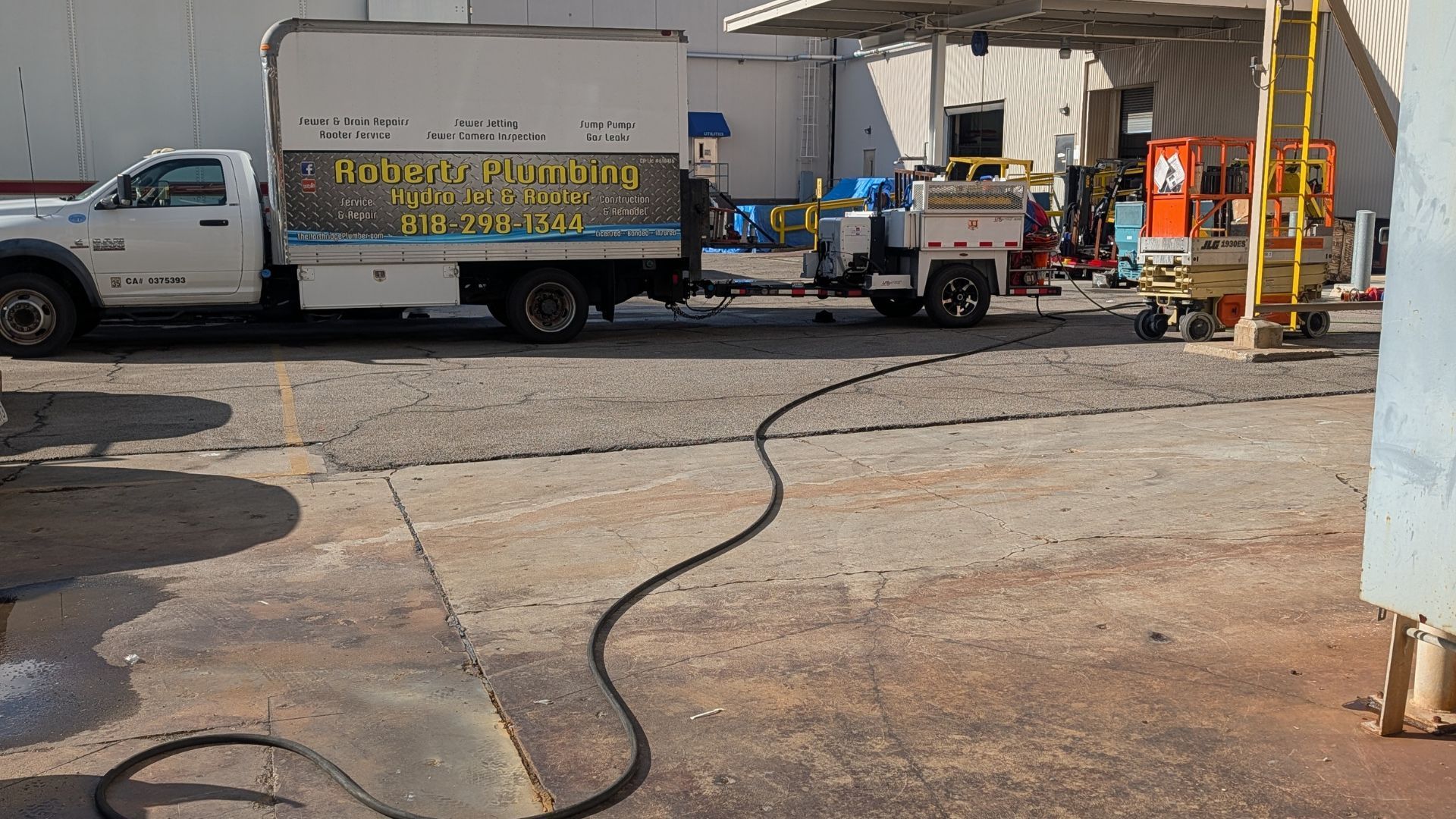 White truck with 
