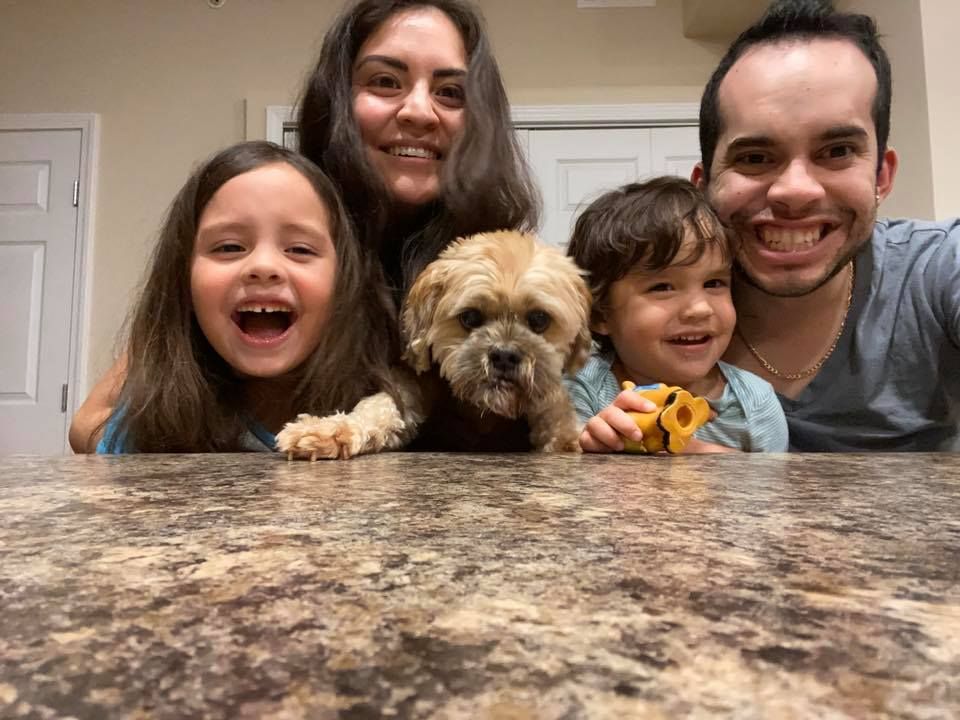 Family and Dog Smiling — Chatham, IL — Spaw Patrol