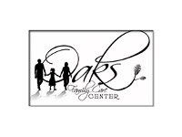 a black and white logo for a family care center .