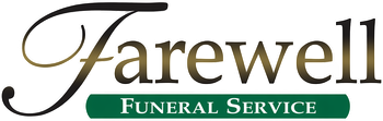 The logo for sample funeral home is shown on a white background.