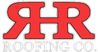 Red logo of "RHR" letters with the words "ROOFING CO." below.