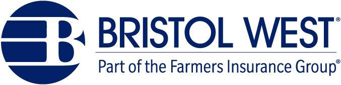 The bristol west logo is part of the farmers insurance group