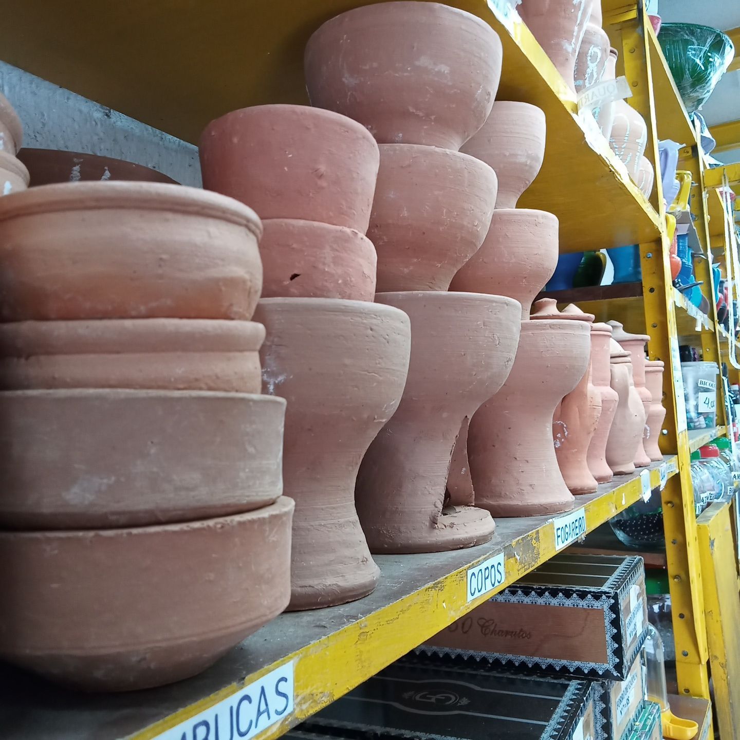 barro, quartinha, cumbuca, copo, foogareiro