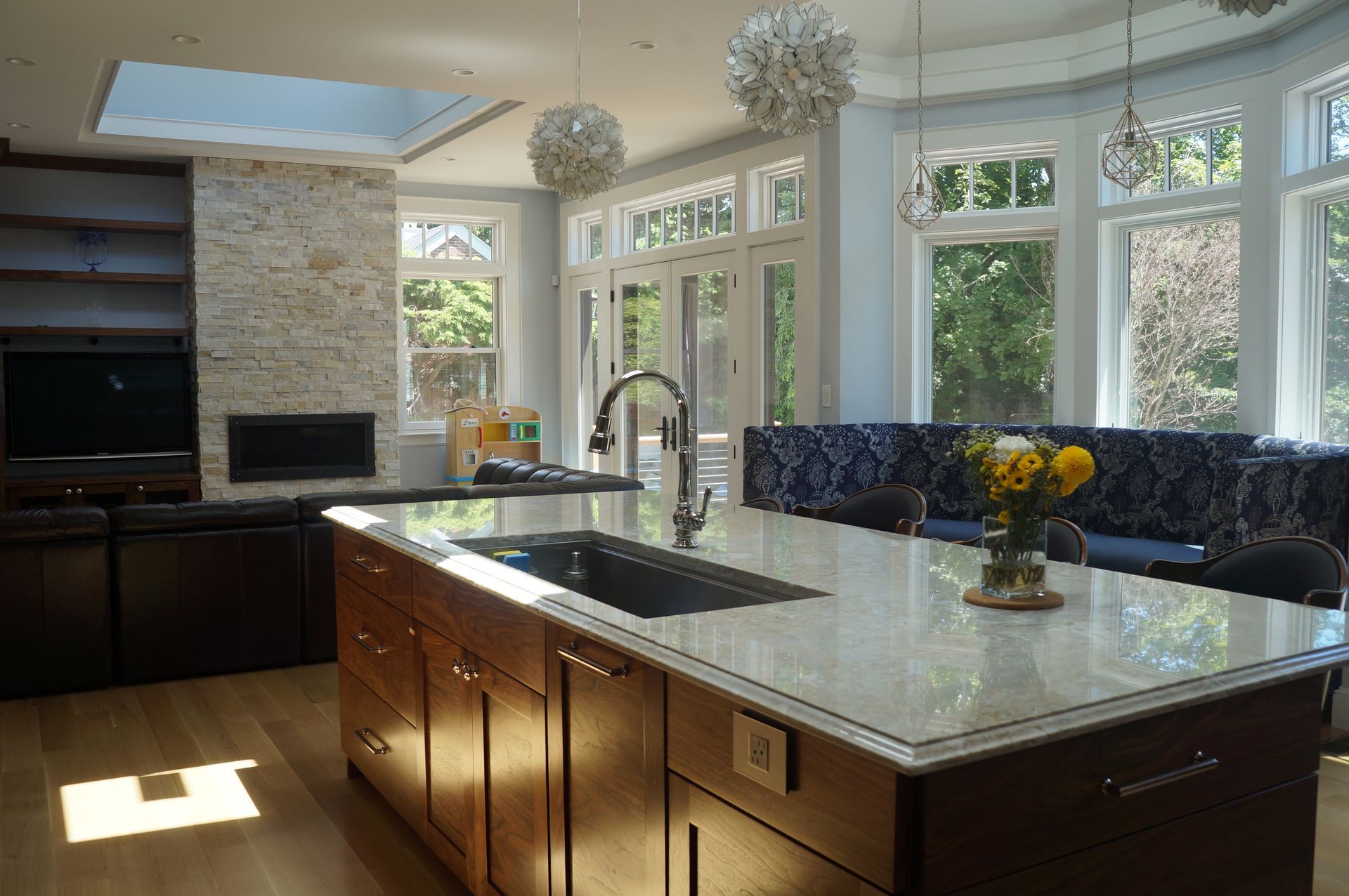 Walnut Kitchen Cabinets | Custom Made | Taylor Made Cabinets Leominster MA