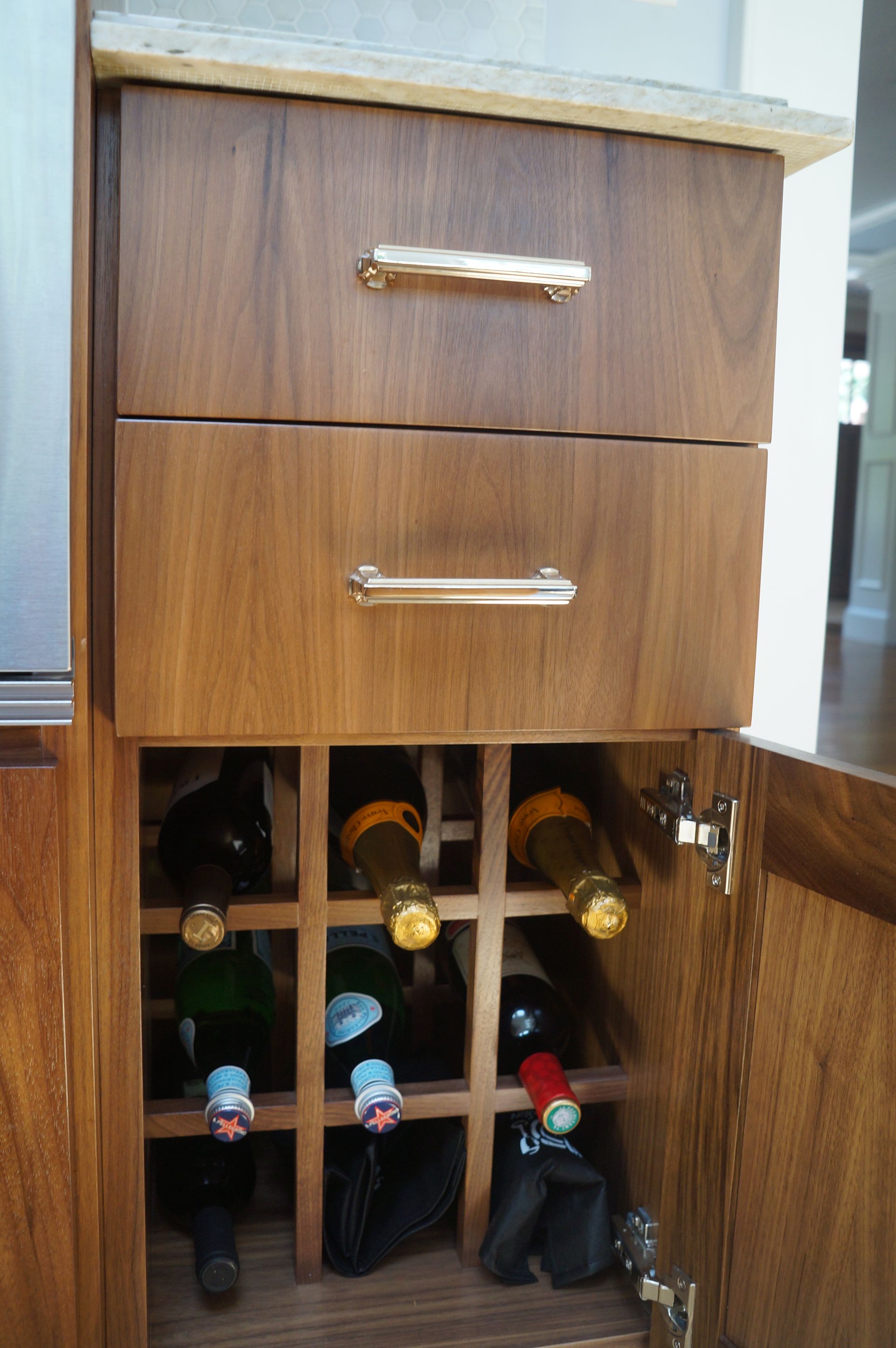 Walnut Kitchen Cabinets | Custom Made | Taylor Made Cabinets Leominster MA