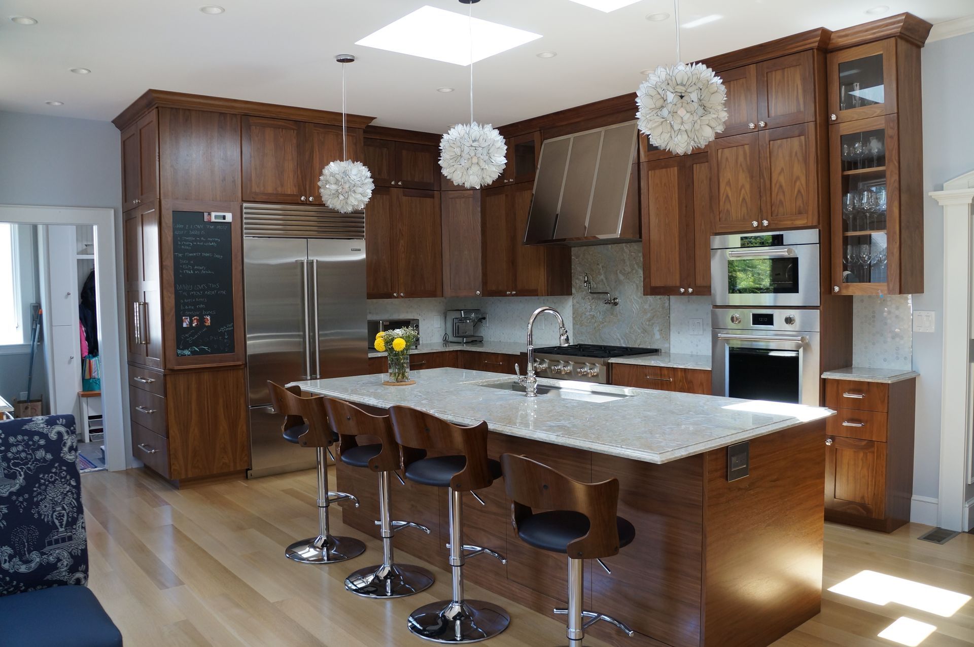 Walnut Kitchen Cabinets | Custom Made | Taylor Made Cabinets Leominster MA