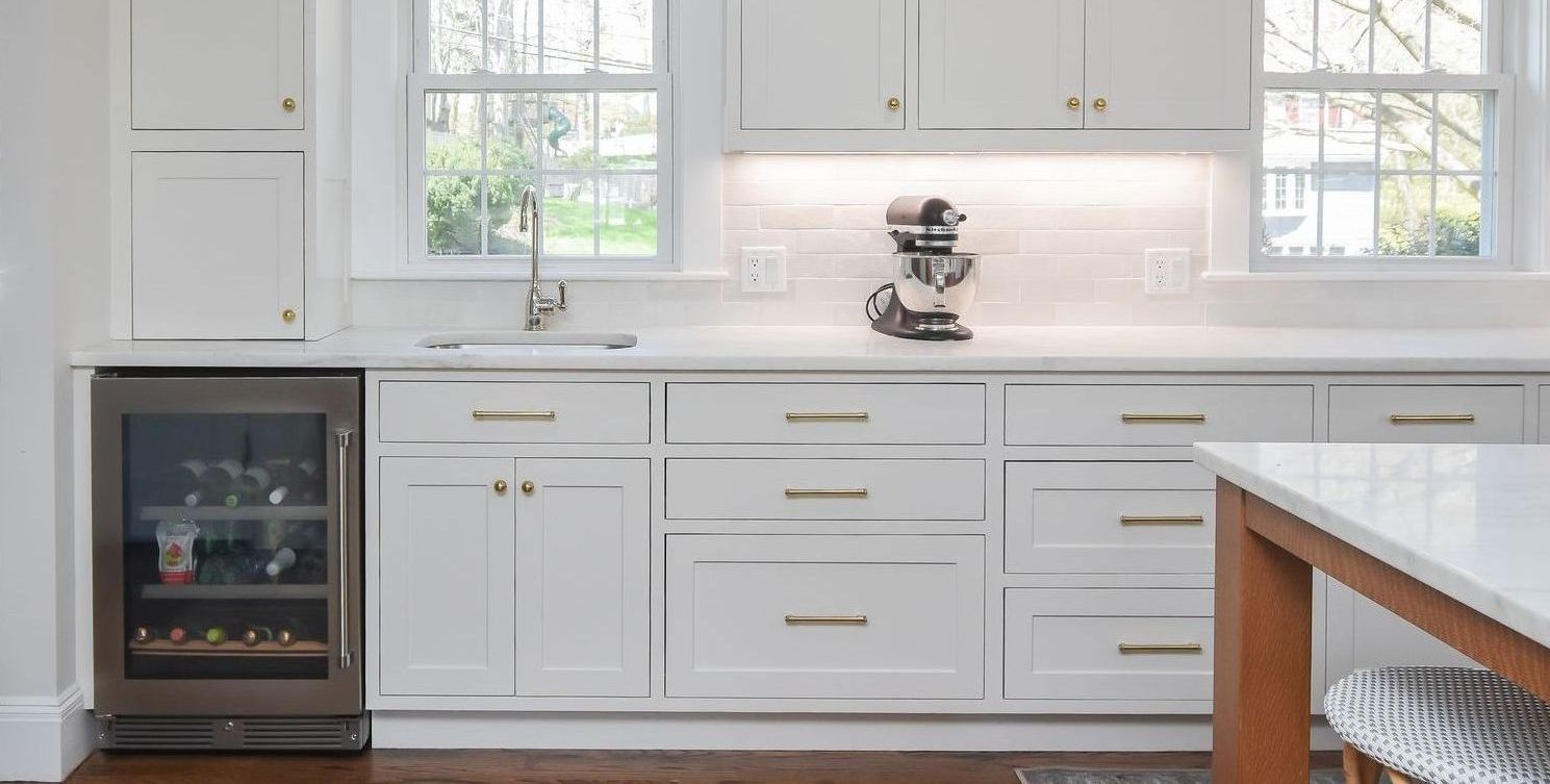 Transitional Kitchen Remodel in Milton, MA by Taylor Made Cabinets, LLC project photo 2