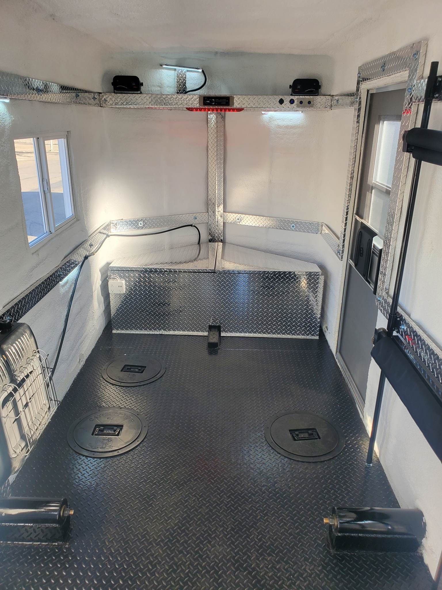 Custom Ice Fishing House Choose Accessories for Zack Shack