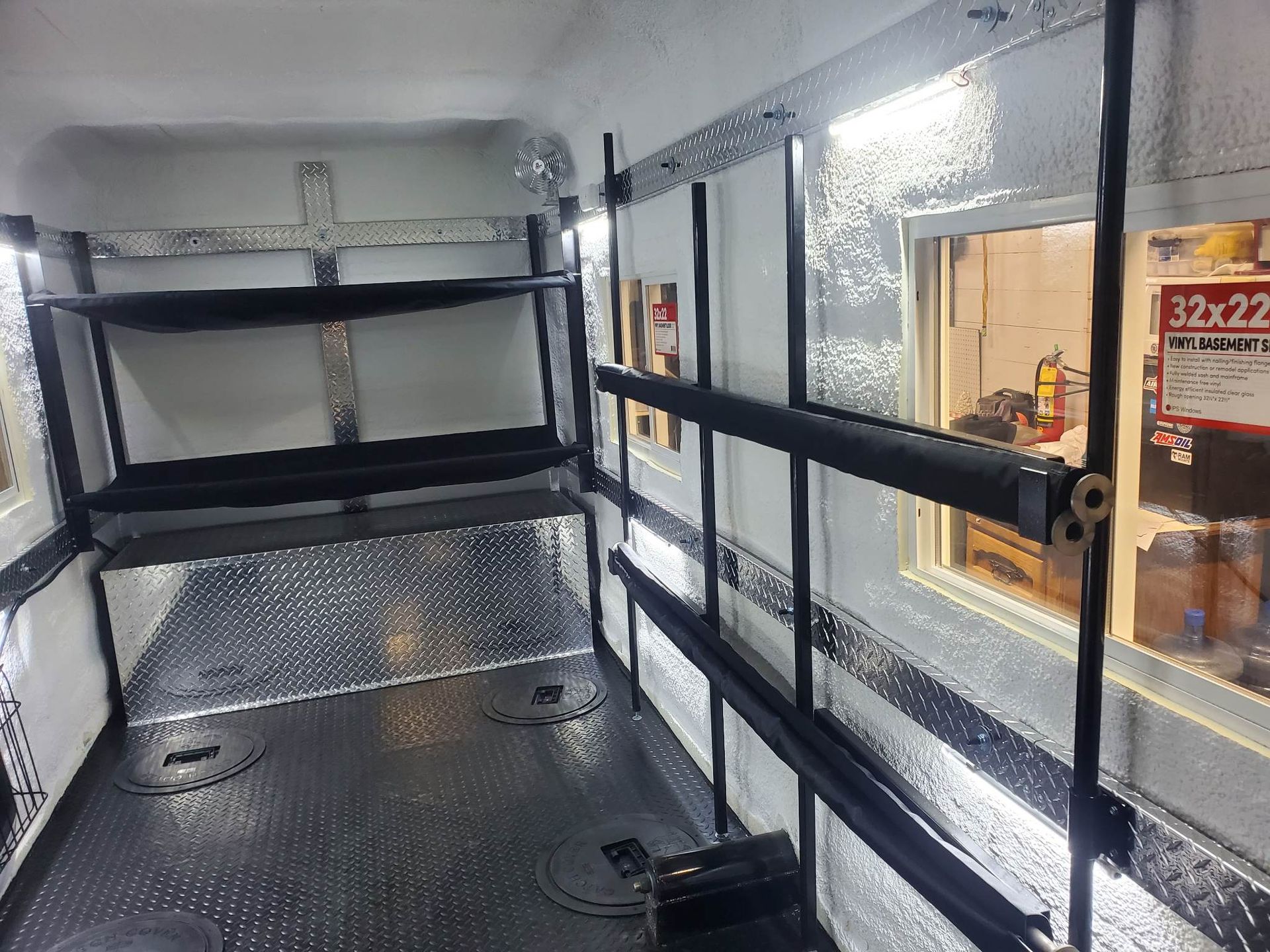 Custom Ice Fishing House Choose Accessories for Zack Shack