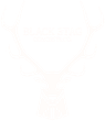 Faint white outline of a trophy or cup on a white background
