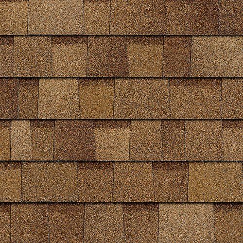 Brown shingle roof pattern with overlapping rectangular tiles