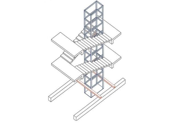 Tecnici SICAM in sopralluogo con progetto ascensore