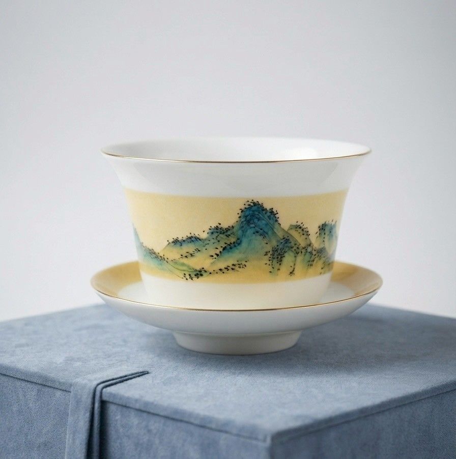 千里江山_經典蓋碗